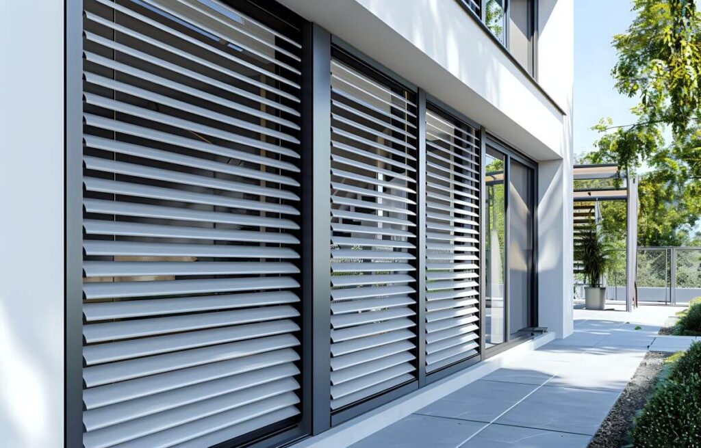 Rolety zewnętrzne ograniczają zyski ciepła latem i straty zimą, tworząc barierę i warstwę powietrza; wpływają Ug/Uw, montaż i szczelność.